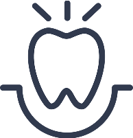 歯が抜けたイラスト