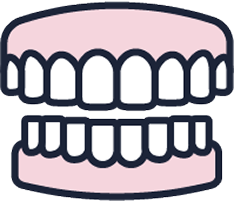 入れ歯のイラスト